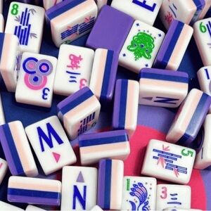 Oh My Mahjong Lilac Soirée New in Box Mahjong Tiles